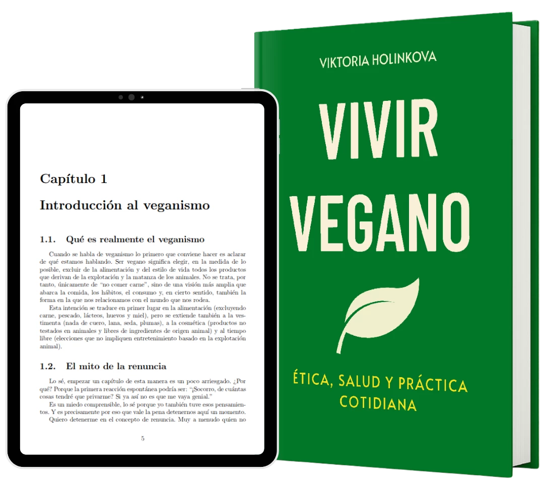 Vivir Vegano - Vista previa en tableta